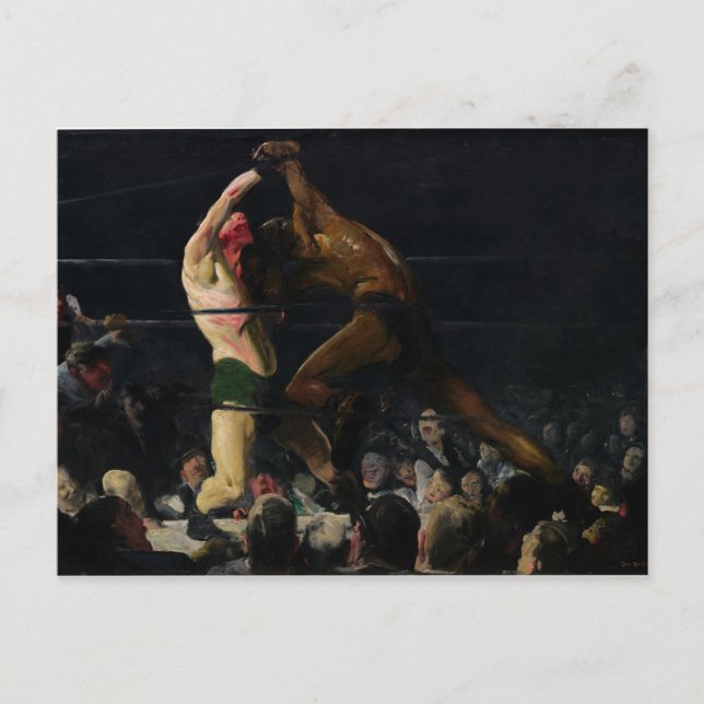 Cartão Postal Ambos os Membros deste Clube George Bellows (Frente)