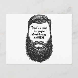 Cartão Postal Ame a barba