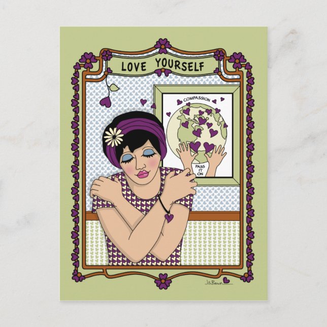 Cartão Postal Ame-se! (Frente)