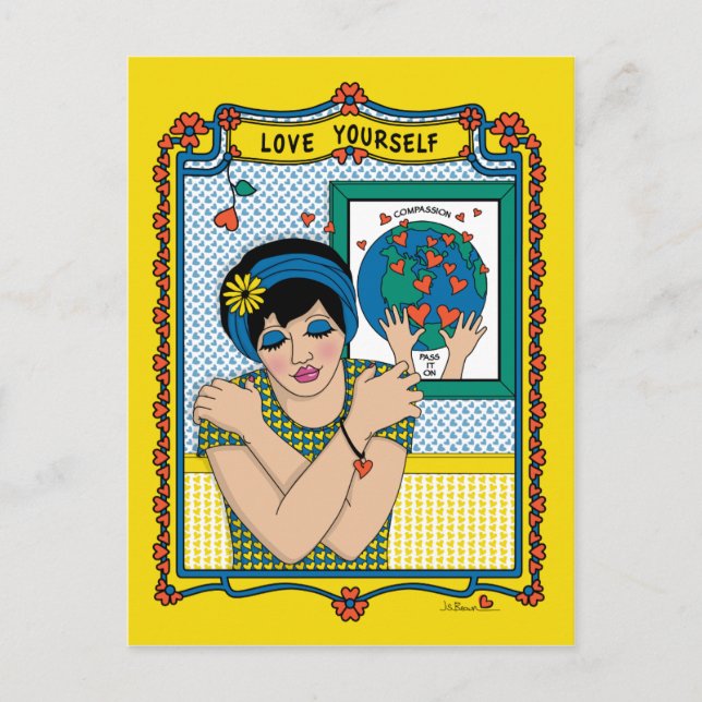 Cartão Postal Ame-Se_B_ Postcard (Frente)