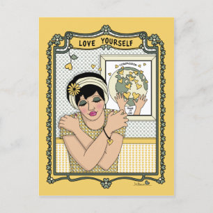 Cartão Postal Ame-Se - C_ Postcard