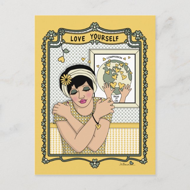 Cartão Postal Ame-se - C_ Postcard (Frente)