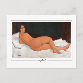 Cartão Postal Amedeo Modigliani #133 - Arte Fina