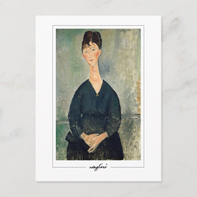 Cartão Postal Amedeo Modigliani #15 - Arte Refinada (Frente)