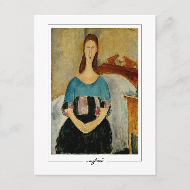 Cartão Postal Amedeo Modigliani #1 - Arte Refinada (Frente)