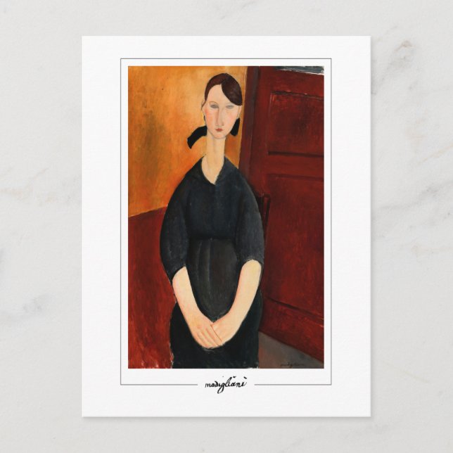 Cartão Postal Amedeo Modigliani #255 - Arte Fina (Frente)