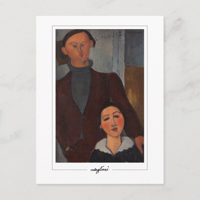 Cartão Postal Amedeo Modigliani #293 - Arte Fina (Frente)