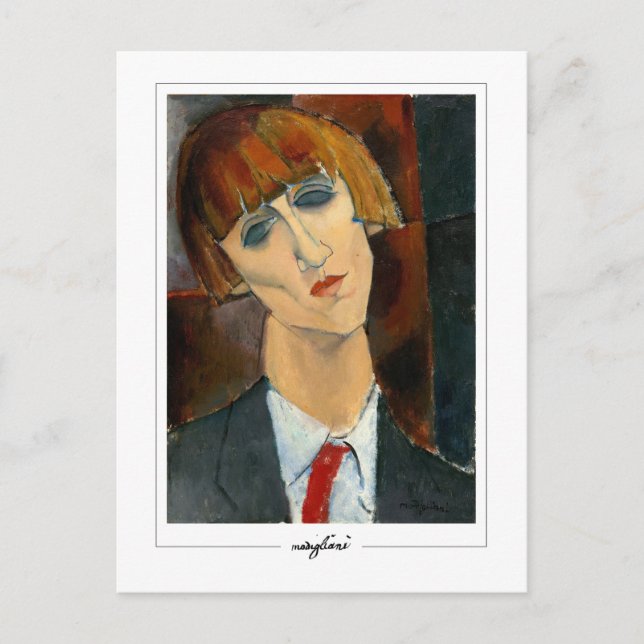 Cartão Postal Amedeo Modigliani #2 - Belas Artes (Frente)