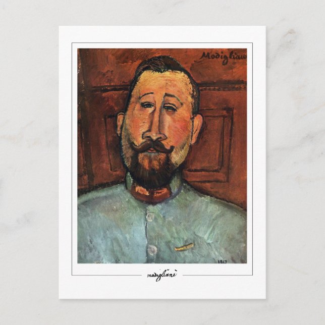 Cartão Postal Amedeo Modigliani #317 - Belas Artes (Frente)