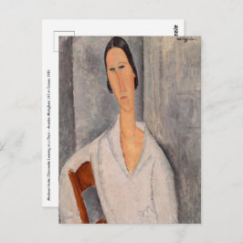 Cartão Postal Amedeo Modigliani - Madame Hanka Zborowska Lening