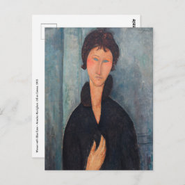 Cartão Postal Amedeo Modigliani - Mulher com Olhos Azuis