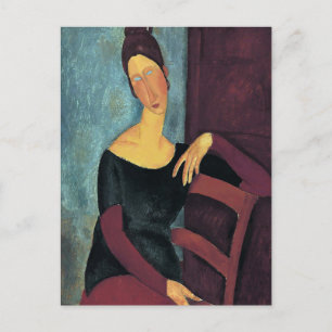 Cartão Postal Amedeo Modigliani, Retrato da Esposa do Artista