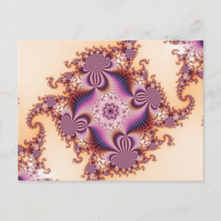 Cartão Postal Ameixas de Açúcar - Cartão-postal Fractal Rosa