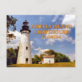 Cartão Postal Amelia Island Lighthouse, Cartão-postal da Flórida