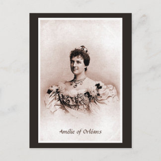 Cartão Postal Amélie Rainha de Portugal