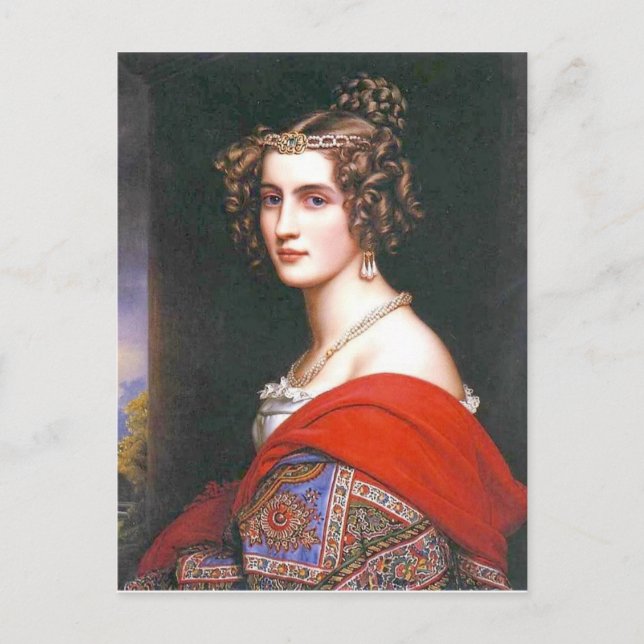 Cartão Postal Amelie von Schintling (Frente)