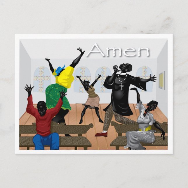 Cartão Postal Amen (Frente)