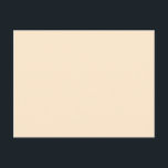 Cartão Postal amêndoa embebida em cores<br><div class="desc">amêndoa em branco a cores FFEBCD</div>