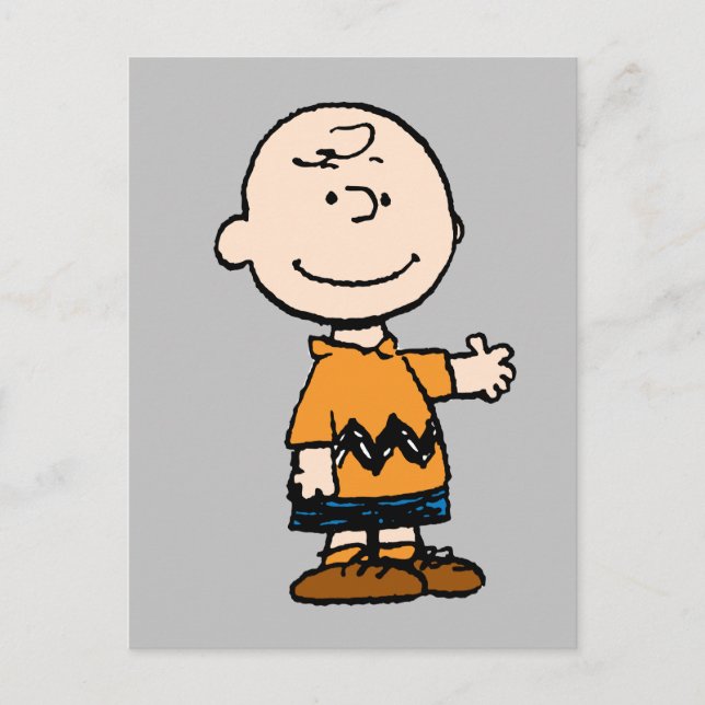 Cartão Postal Amendoins | Charlie Brown (Frente)