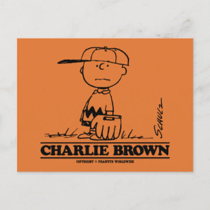 Cartão Postal Amendoins   Charlie Brown Jogando Bola