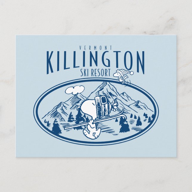 Cartão Postal Amendoins | Killington Ski Resort Vermont (Frente)