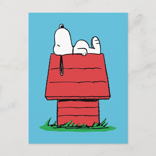 Cartão Postal Amendoins | Nápoles Snoopy (Frente)