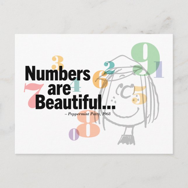 Cartão Postal Amendoins | Peppermint Patty 1968 (Frente)