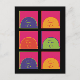 Cartão Postal Amendoins   Pop de arte moderna é Charlie Brown