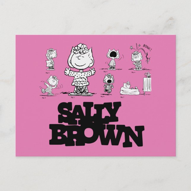 Cartão Postal Amendoins | Sally Brown (Frente)