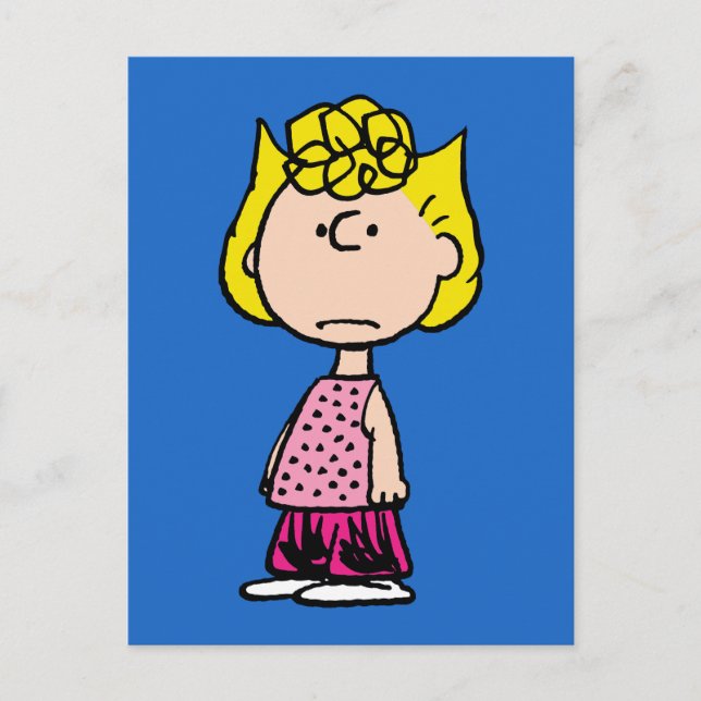 Cartão Postal Amendoins | Sally Brown (Frente)
