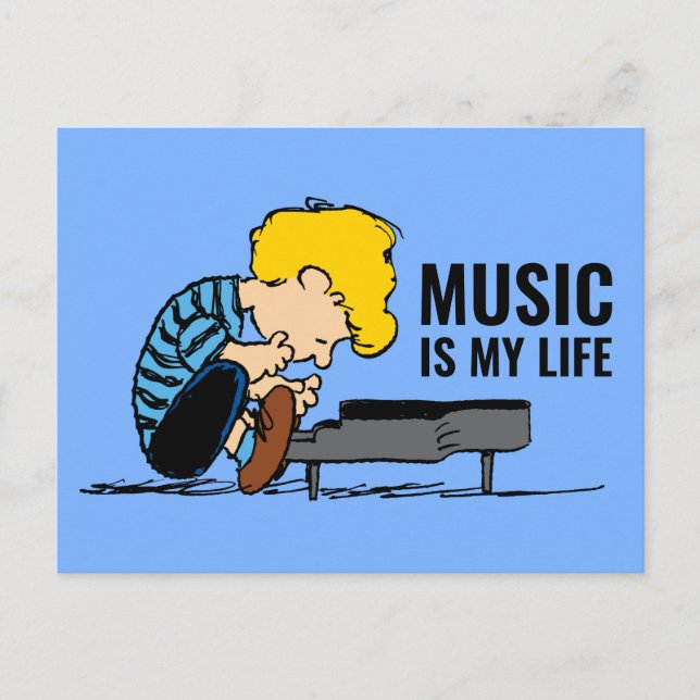 Cartão Postal Amendoins | Schroeder (Frente)