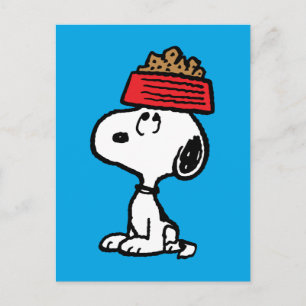 Cartão Postal Amendoins   Snoopy A Balançar O Seu Cachorro
