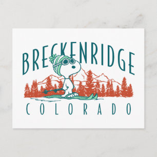 Cartão Postal Amendoins   Snoopy Breckenridge Colorado