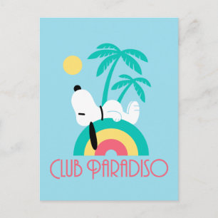 Cartão Postal Amendoins   Snoopy Deco Dreams Club Paradiso