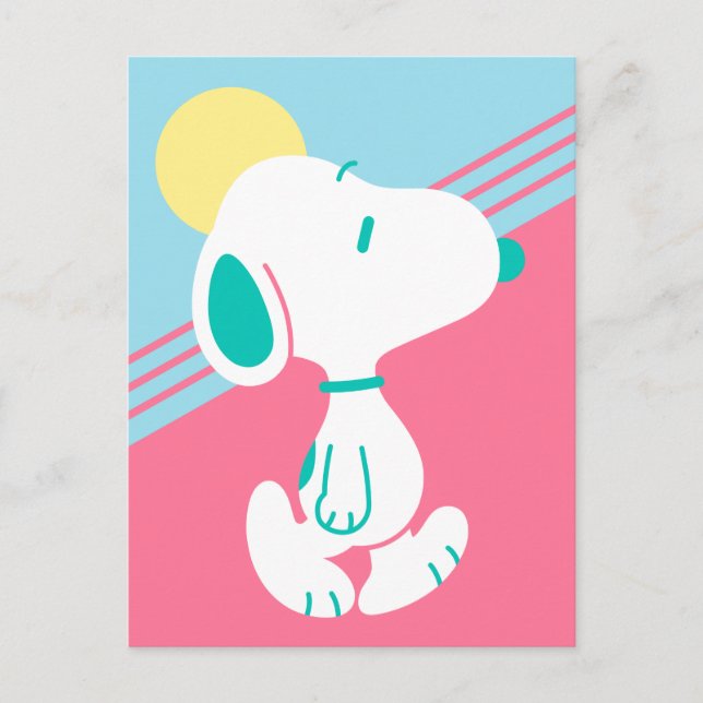 Cartão Postal Amendoins | Snoopy Deco Dreams Sun (Frente)