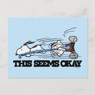 Cartão Postal Amendoins   Snoopy & Linus