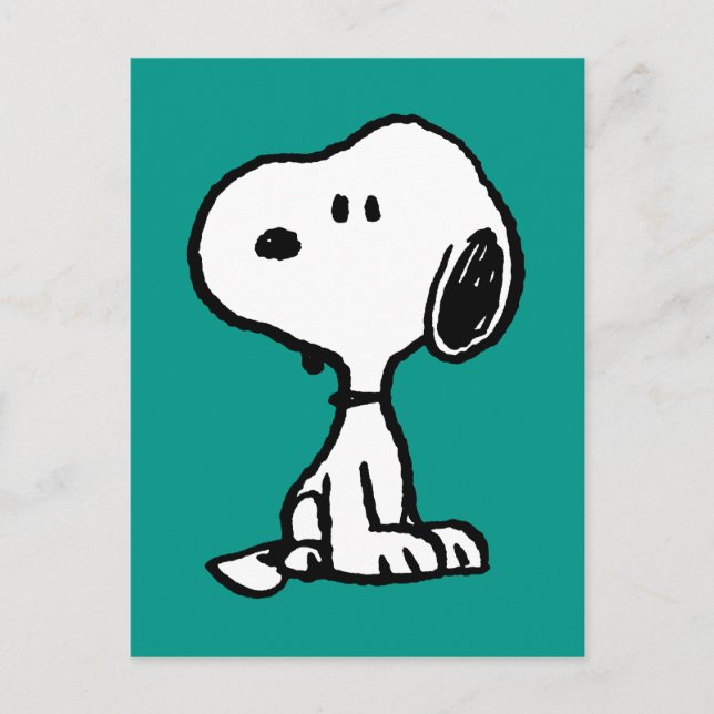 Cartão Postal Amendoins | Snoopy se transforma (Frente)