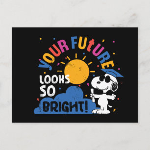 Cartão Postal Amendoins Snoopy Seu Futuro Parece Tão Brilhante