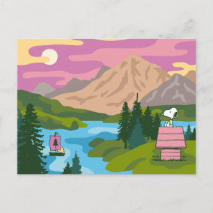 Cartão Postal Amendoins   Snoopy & Woodstock O Excelente No Exte