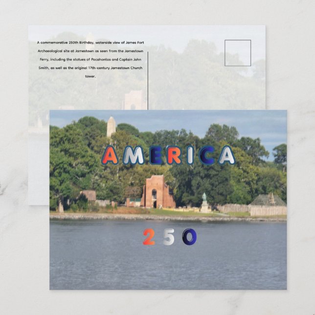 Cartão Postal América 250 (Frente/Verso)