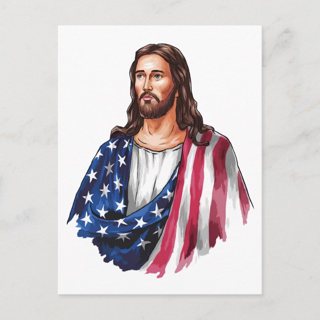 Cartão Postal América deus abençoe (Frente)