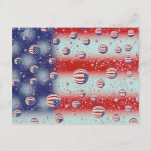 Cartão Postal America do Norte, EUA, WA, Redmond, bandeira dos