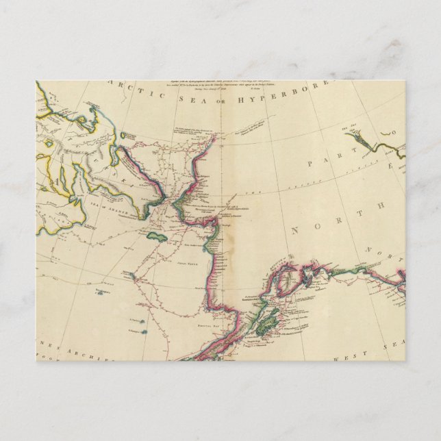 Cartão Postal América do Norte, NA Ásia (Frente)