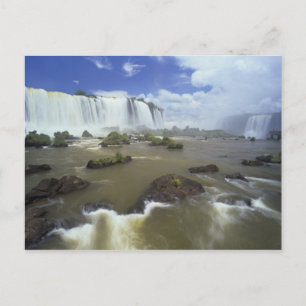 Cartão Postal América do Sul, Brasil, Cataratas do Iguaçu. Impon
