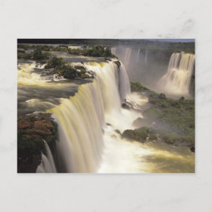 Cartão Postal América do Sul, Brasil, Igwacu Falls, Igwazu