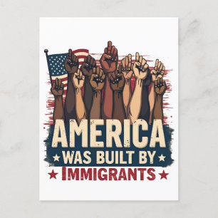 Cartão Postal América foi construída por imigrantes Trump Democr