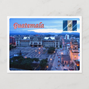 Cartão Postal América - Guatemala - Cidade -