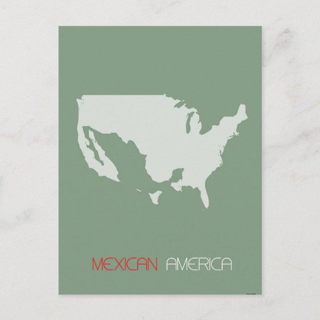 Cartão Postal América mexicana (Frente)