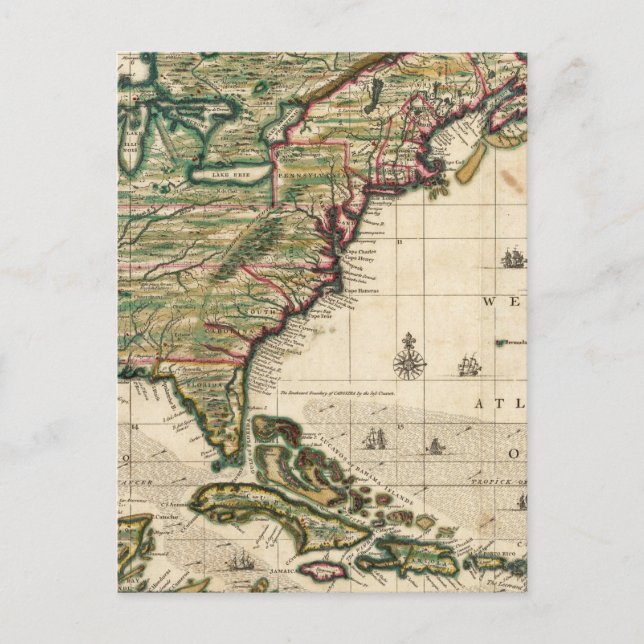 Cartão Postal América Sepentronalis (Frente)