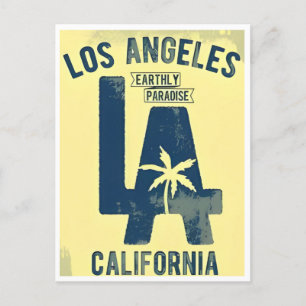 Cartão Postal América Viagens vintage de Los Angeles California